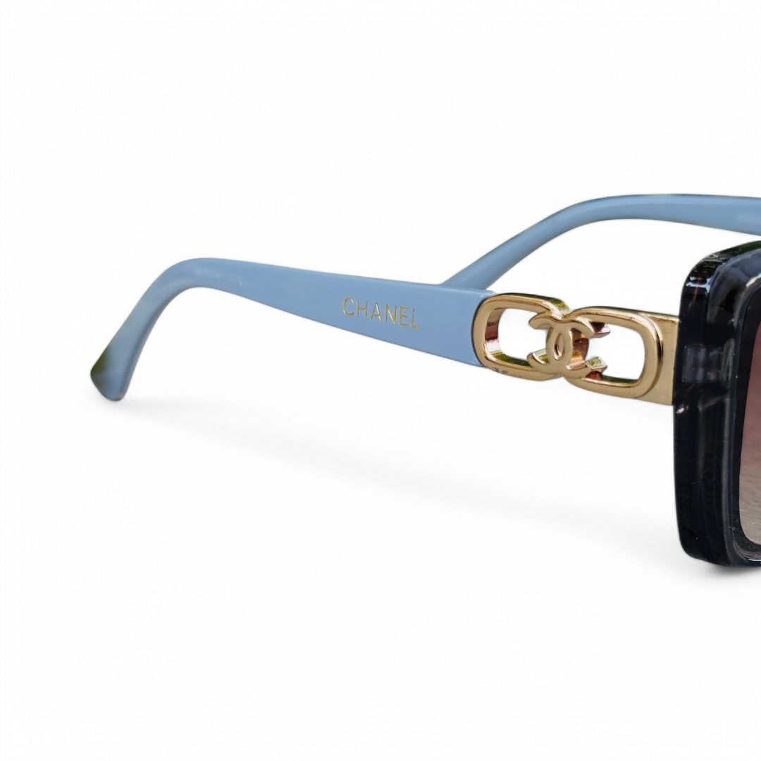 Chanel – 9035 – 50 – Grey – Acetate – Sunglasses – Ladies