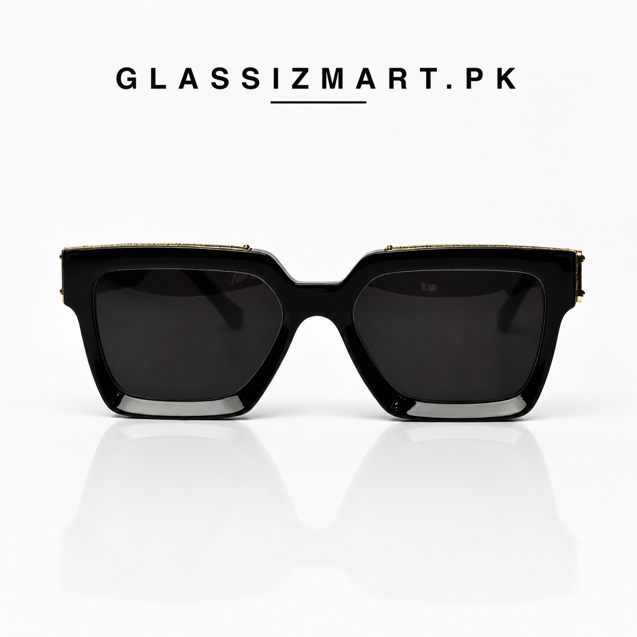 Louis Vuitton – Millionaire – 58 - Black – Acetate  – Sunglasses - Unisex