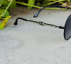 Valentino – 32201 – 56 – Silver Green – Metal – Sunglasses – Unisex