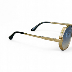 Louis Vuitton – 1938 – 57 – Golden Multi – Metal – Sunglasses – Ladies