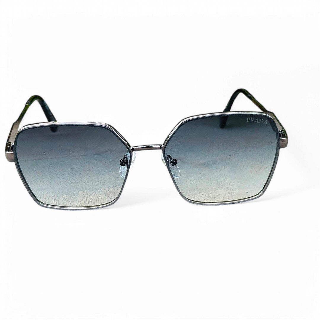 Prada – 88081 – 58 – Grey Gradient – Metal – Sunglasses – Ladies