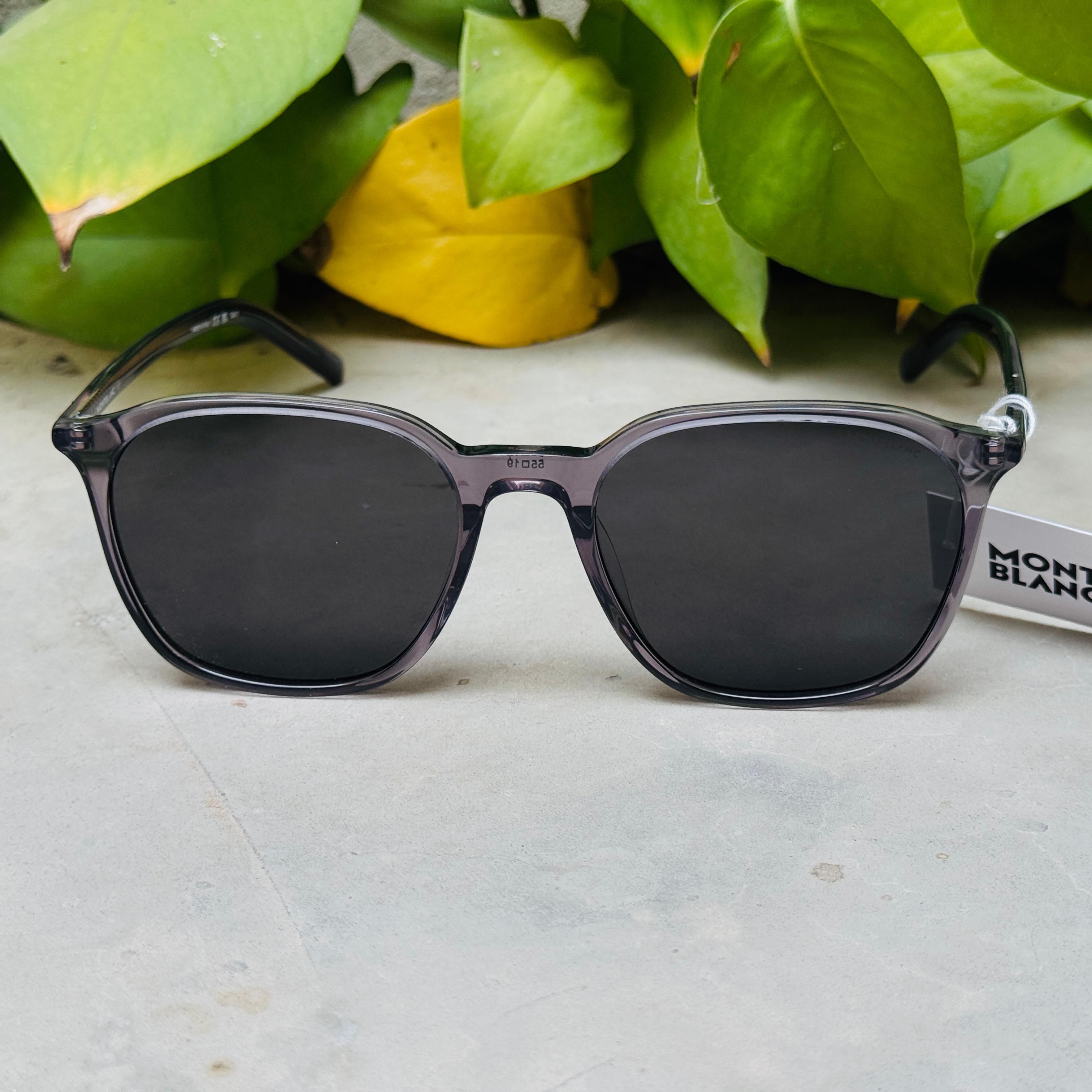 Mont Blanc – 0420 – 55 – Grey – Acetate - Sunglasses – Unisex - Premium