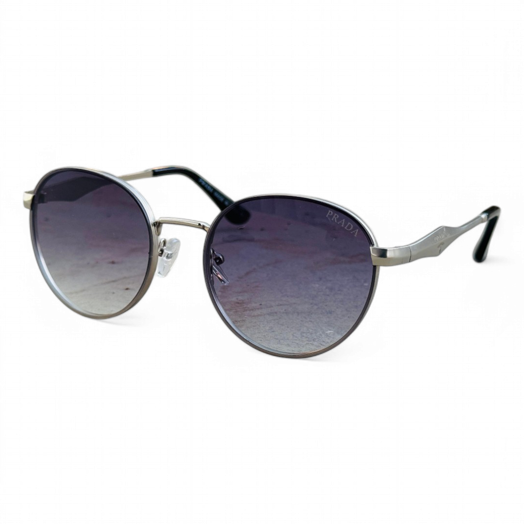 Prada – 364 - 54 – Silver Black Gradient – Metal – Sunglasses
