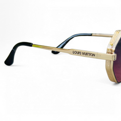 Louis Vuitton – 1938 – 57 – Golden Pink – Metal – Sunglasses – Ladies