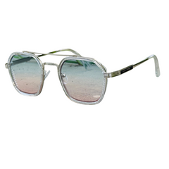 Ferragamo – 5600 – 56 – Silver Multi –- Metal – Sunglasses – Unisex