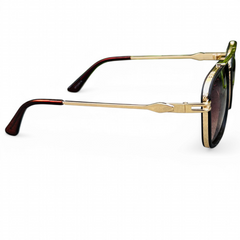 Dita – 3312 – 58 – Golden Brown – Metal – Sunglasses – Unisex