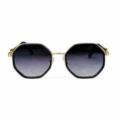 Valentino – 83979 – 56 – Golden Black Gradient – Metal – Sunglasses – Ladies