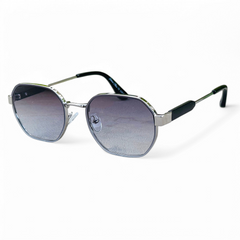 Prada – 19084 – 56 – Silver Grey – Metal – Sunglasses – Unisex