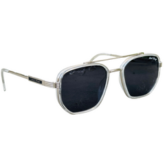 Ferragamo – 19344 – 55 – Transparent Black – Metal – Sunglasses – Unisex