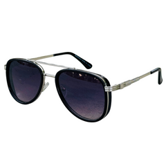 Gucci – 0565 – 58 – Silver Black – Metal – Sunglasses – Unisex