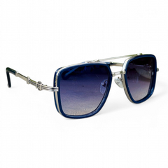 Dita – 3312 – 58 – Silver Blue – Metal – Sunglasses – Unisex