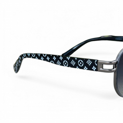 Louis Vuitton – 9091 – 55 – Grey Green – Acetate – Metal - Sunglasses – Unisex
