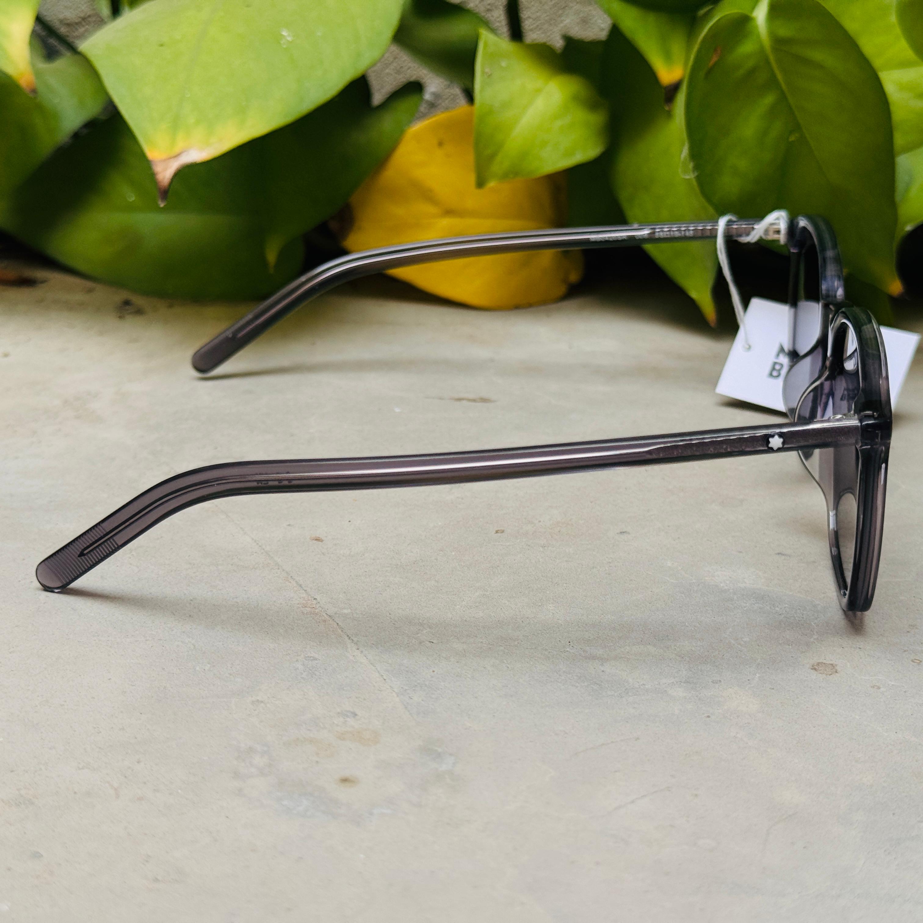 Mont Blanc – 0420 – 55 – Grey – Acetate - Sunglasses – Unisex - Premium