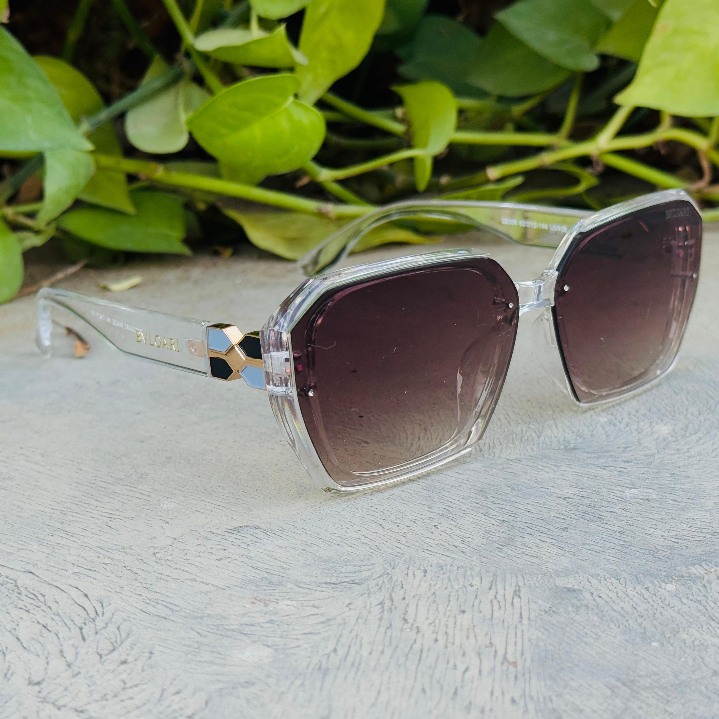 Bvlgari – 22306 - 63 – Transparent – Acetate - Sunglasses – Ladies