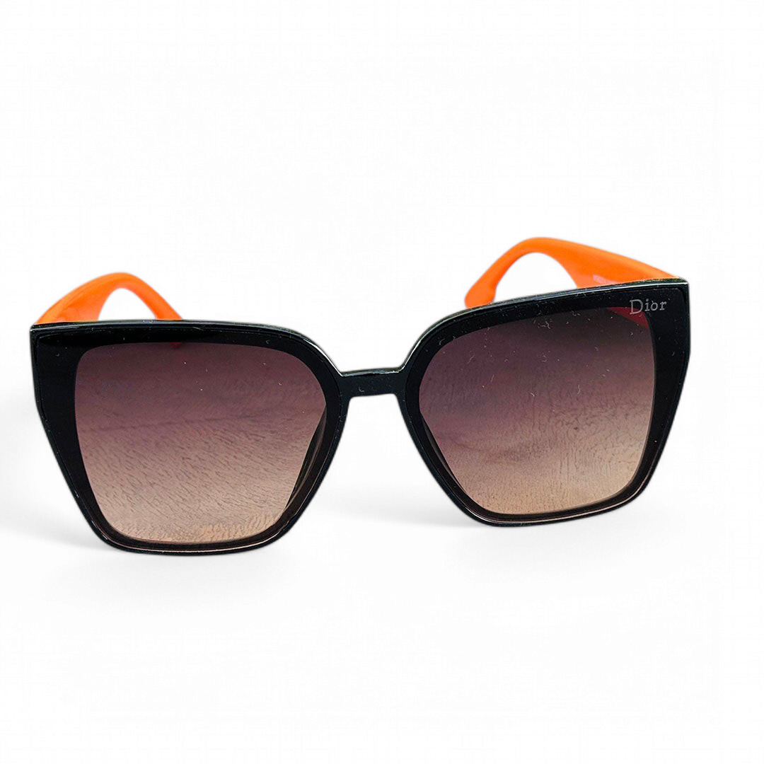 Dior – 82214 – 56 – Orange – Acetate – Sunglasses – Ladies