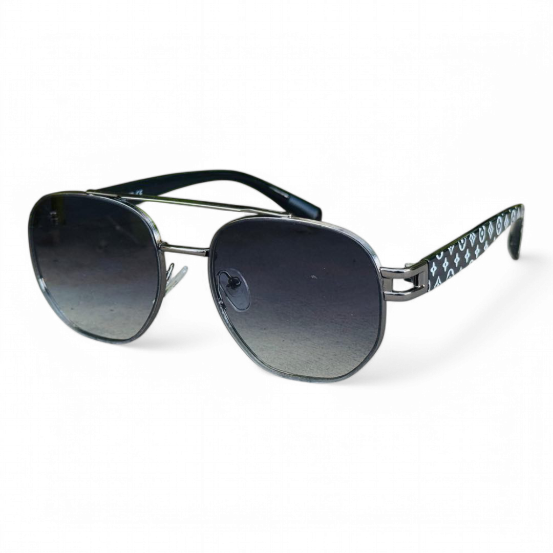 Louis Vuitton – 9091 – 55 – Grey Green – Acetate – Metal - Sunglasses – Unisex