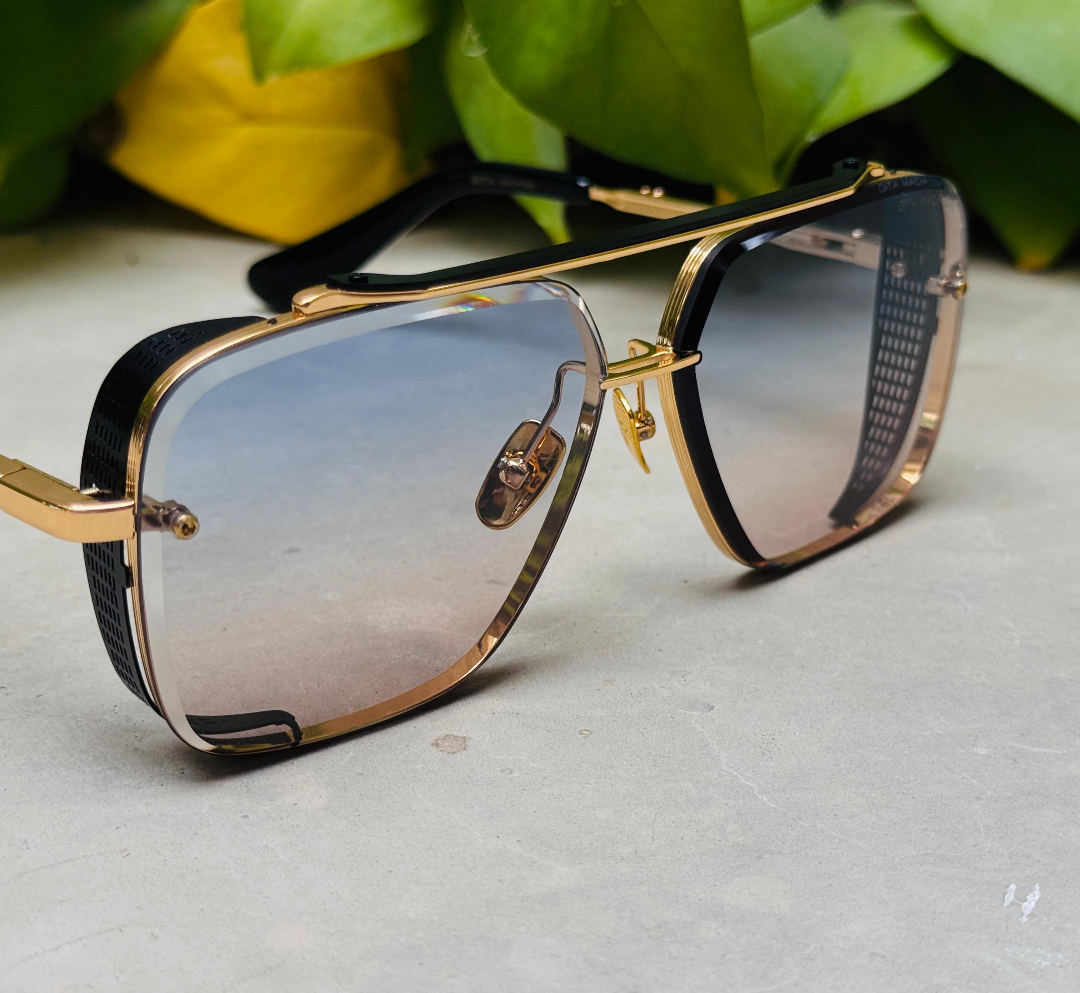 Dita – Mach 6 - 64 –  Golden Multi - Metal - Sunglasses – Unisex - Premium