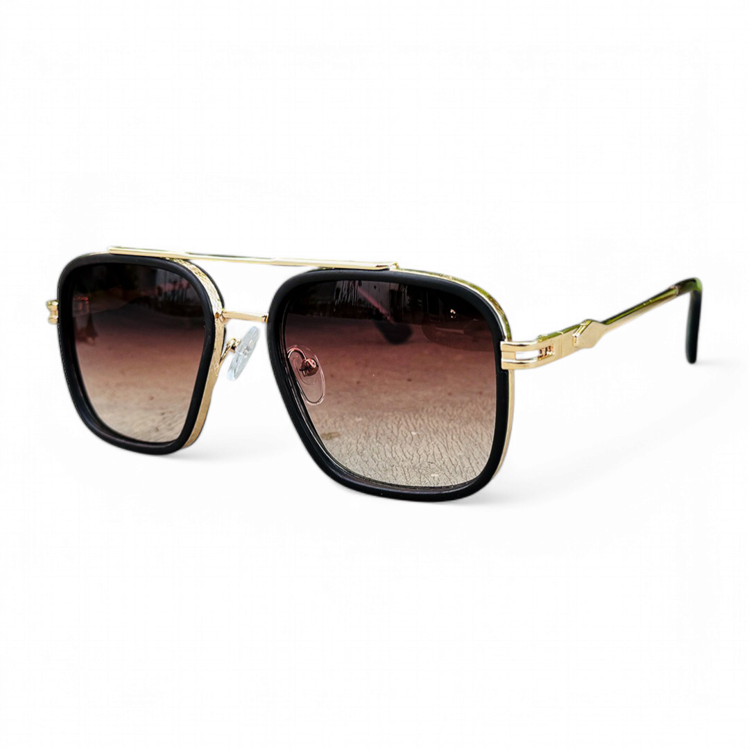 Dita – 3312 – 58 – Golden Brown – Metal – Sunglasses – Unisex