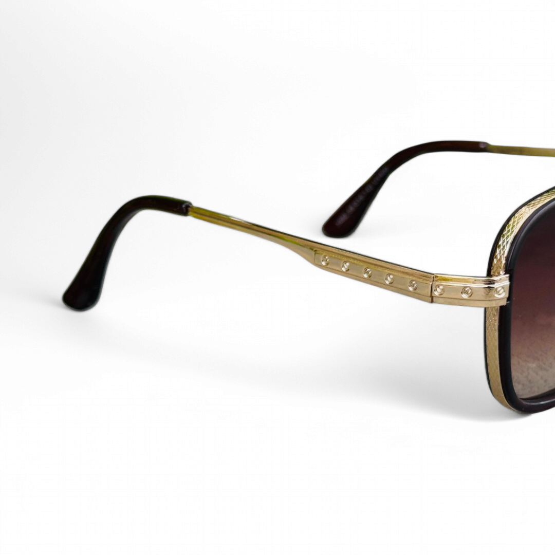 Dita – 3492 – 58 – Golden Brown – Metal – Sunglasses – Unisex