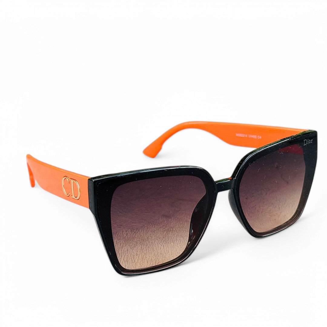 Dior – 82214 – 56 – Orange – Acetate – Sunglasses – Ladies
