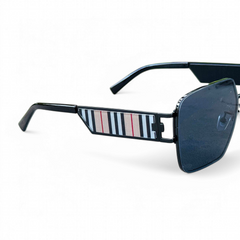 Burberry – 2A478 – 56 – Black – Metal – Sunglasses – Unisex
