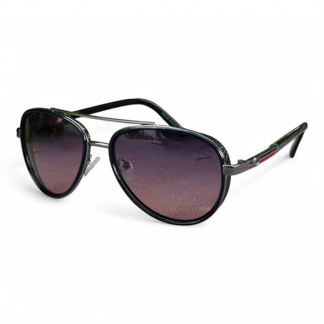 Gucci – 06323 – 54 – Black Purple – Metal – Sunglasses – Unisex