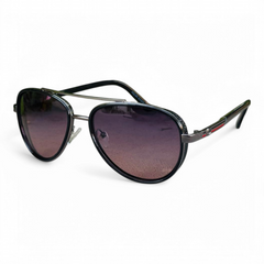 Gucci – 06323 – 54 – Black Purple – Metal – Sunglasses – Unisex
